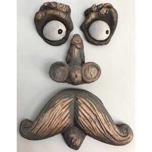 Bits And Pieces Decrative Yard Art Old Man Mr. Mustache Tree Hugger